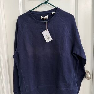Jack Spade Navy Blue Crewneck Sweatshirt